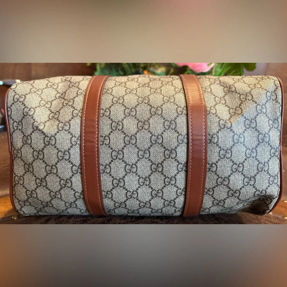 Gucci GG Coated Canvas Boston Bag - Picture 15 of 17